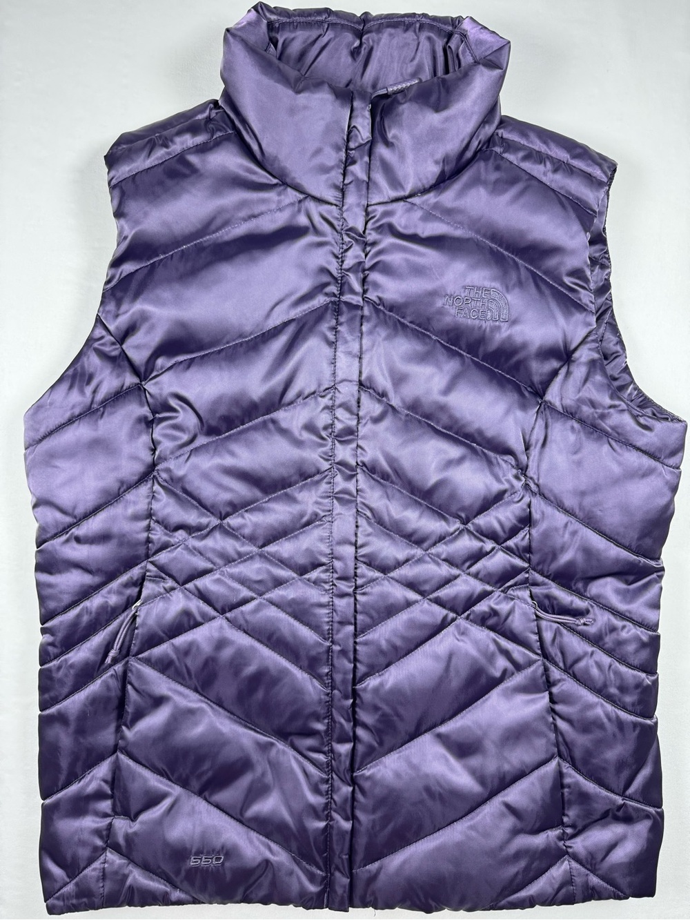 The North Face 550‎ Down Purple Puffer Vest Womens M